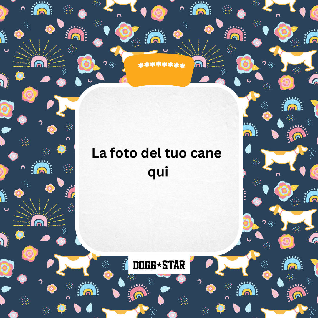 Fotogenica 2 Torta Per Cani con Fotografia e Messaggio