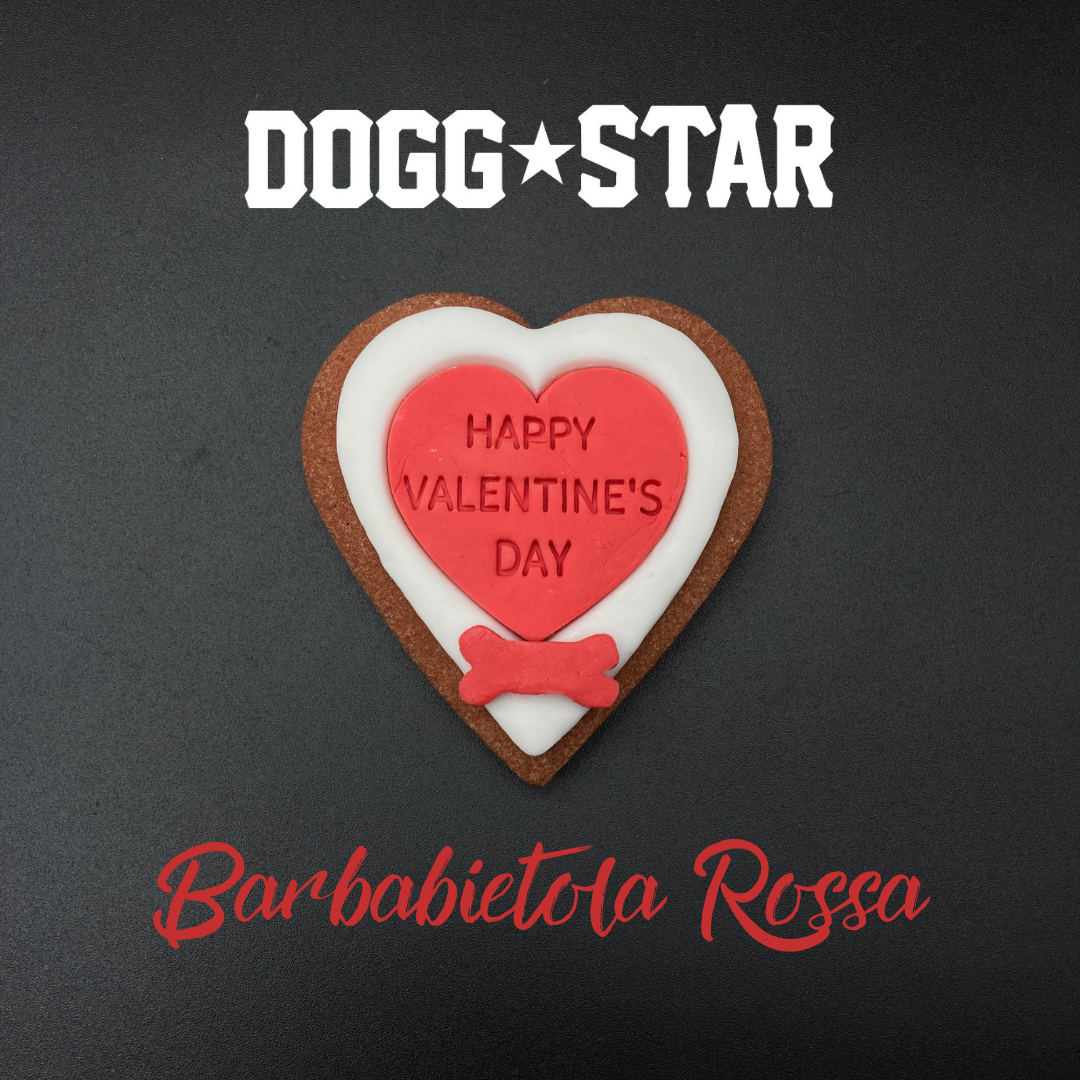 Tagliabiscotti San Valentino - Cagnolino con busta postale - Cookie cu –