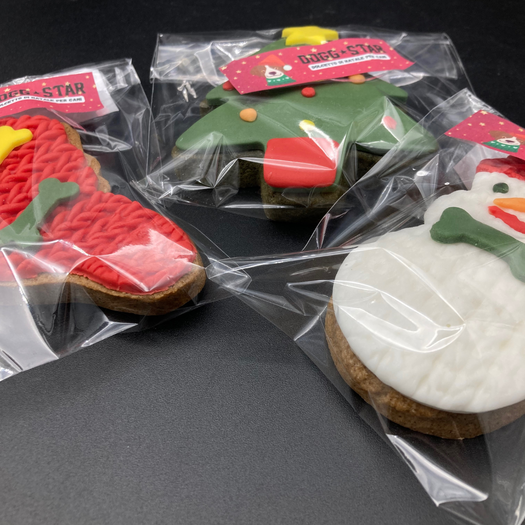 Trittico Natalizio per Cani: biscotti per Cani.