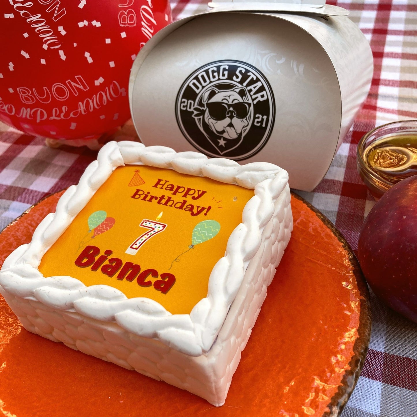 Torta Per Cani Happy Birthday Personalizzabile Con NOME E ANNI