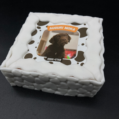 Gâteau photogénique pour 3 chiens AVEC PHOTO et NOM