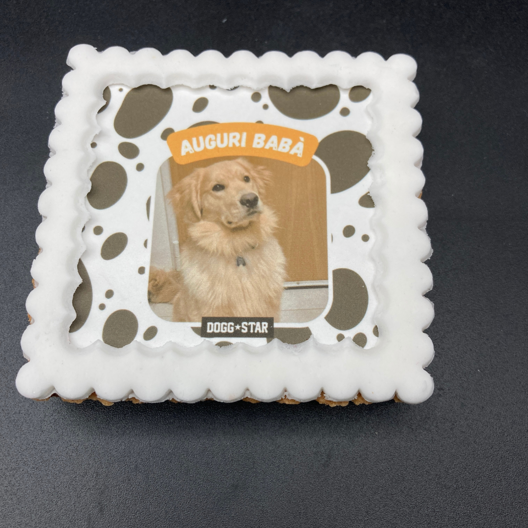 Gâteau photogénique pour 3 chiens AVEC PHOTO et NOM