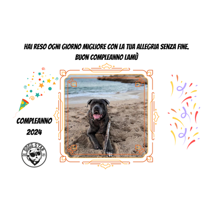 Biglietti di Compleanno Canini Personalizzabili