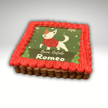 Torta di Natale per Cani Personalizzata