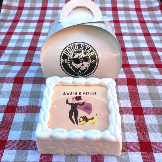Torta Per Cani Single e Felice
